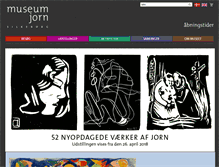 Tablet Screenshot of museumjorn.dk